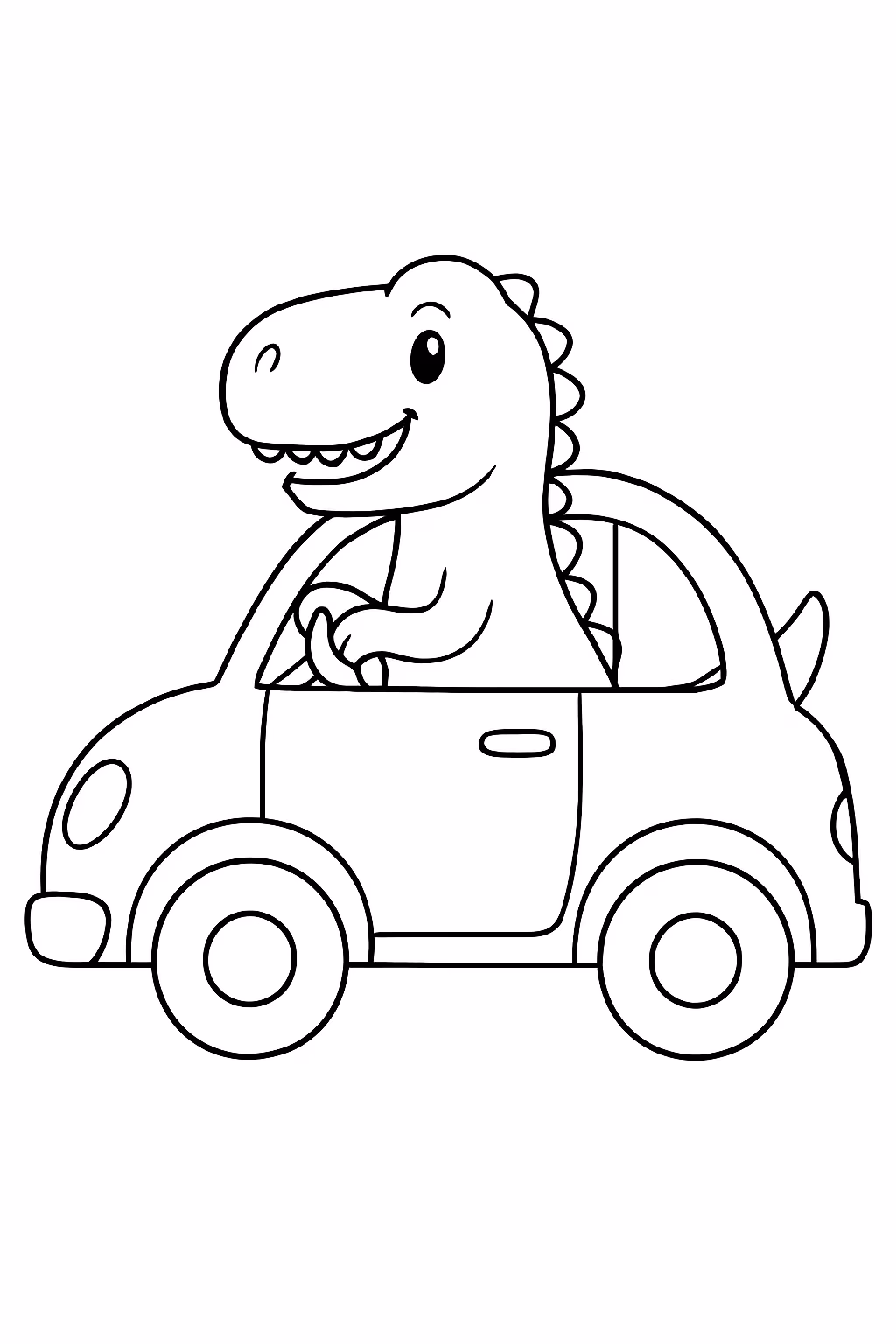 Exemplo de desenho de Carros para colorir