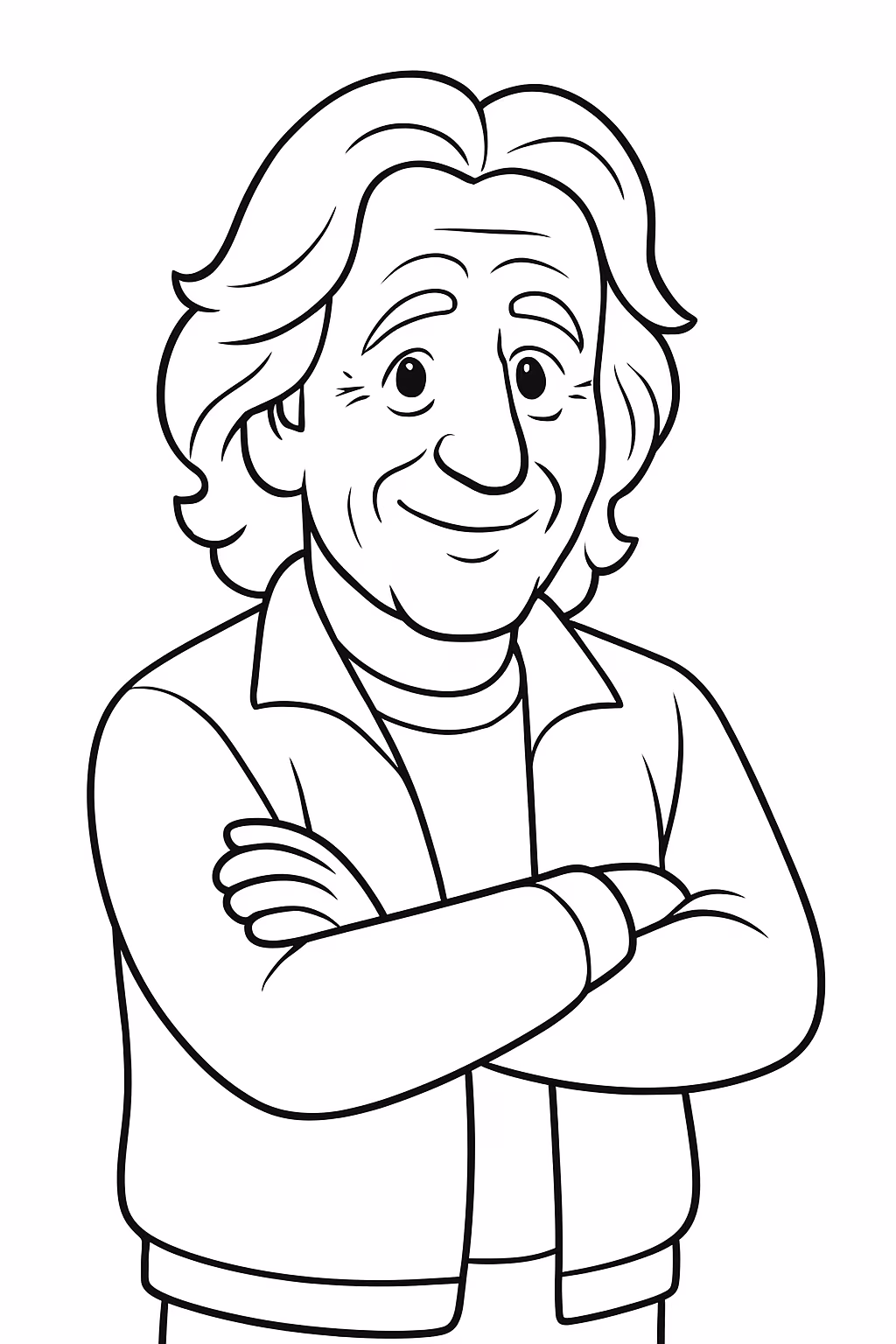 Exemplo de desenho de Jesus para colorir
