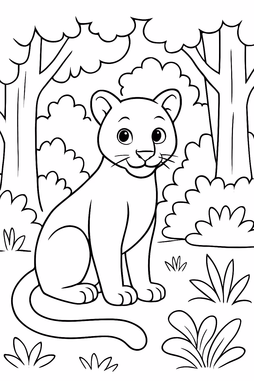 Exemplo de desenho de Flores para colorir