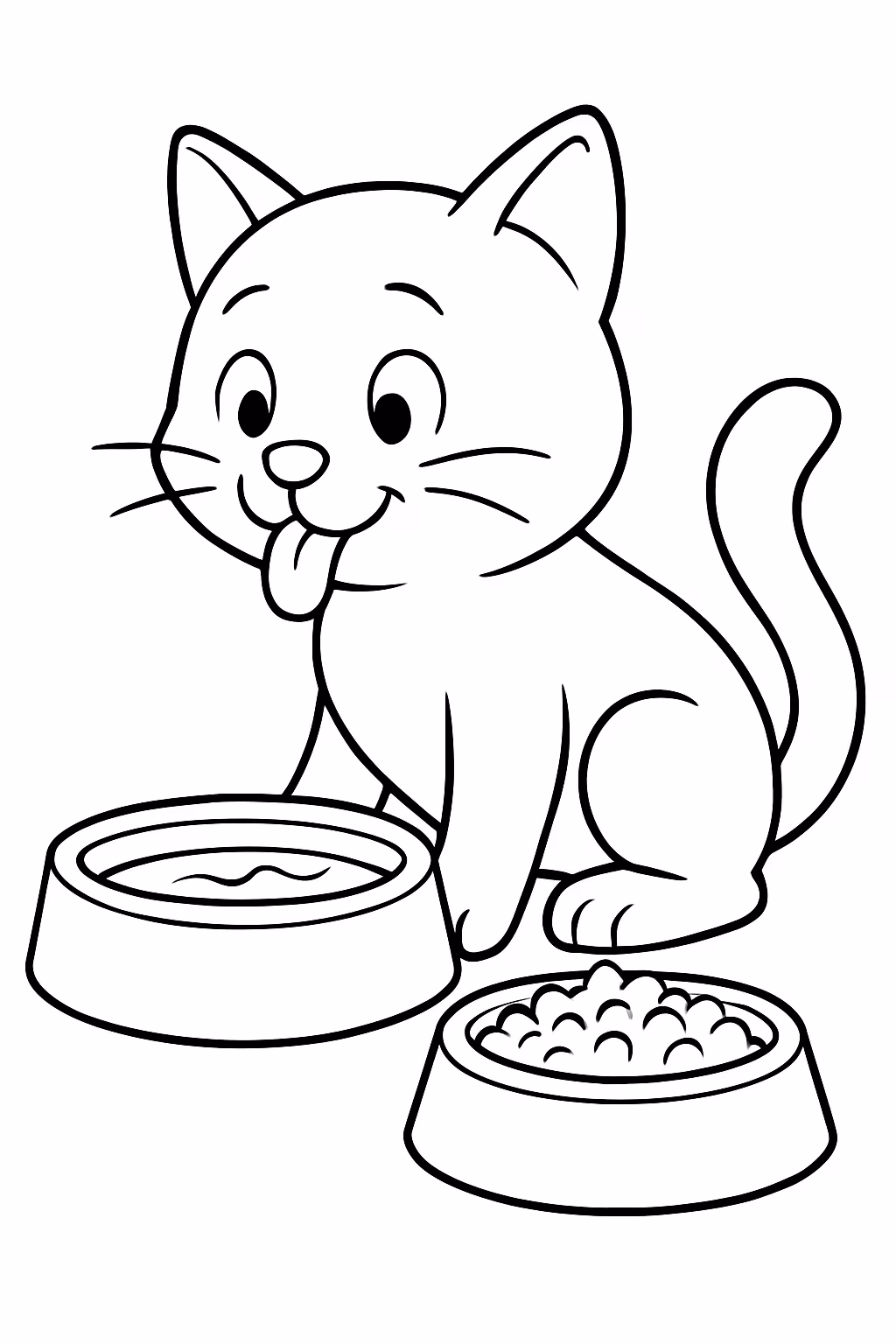Exemplo de desenho de Comendo para colorir