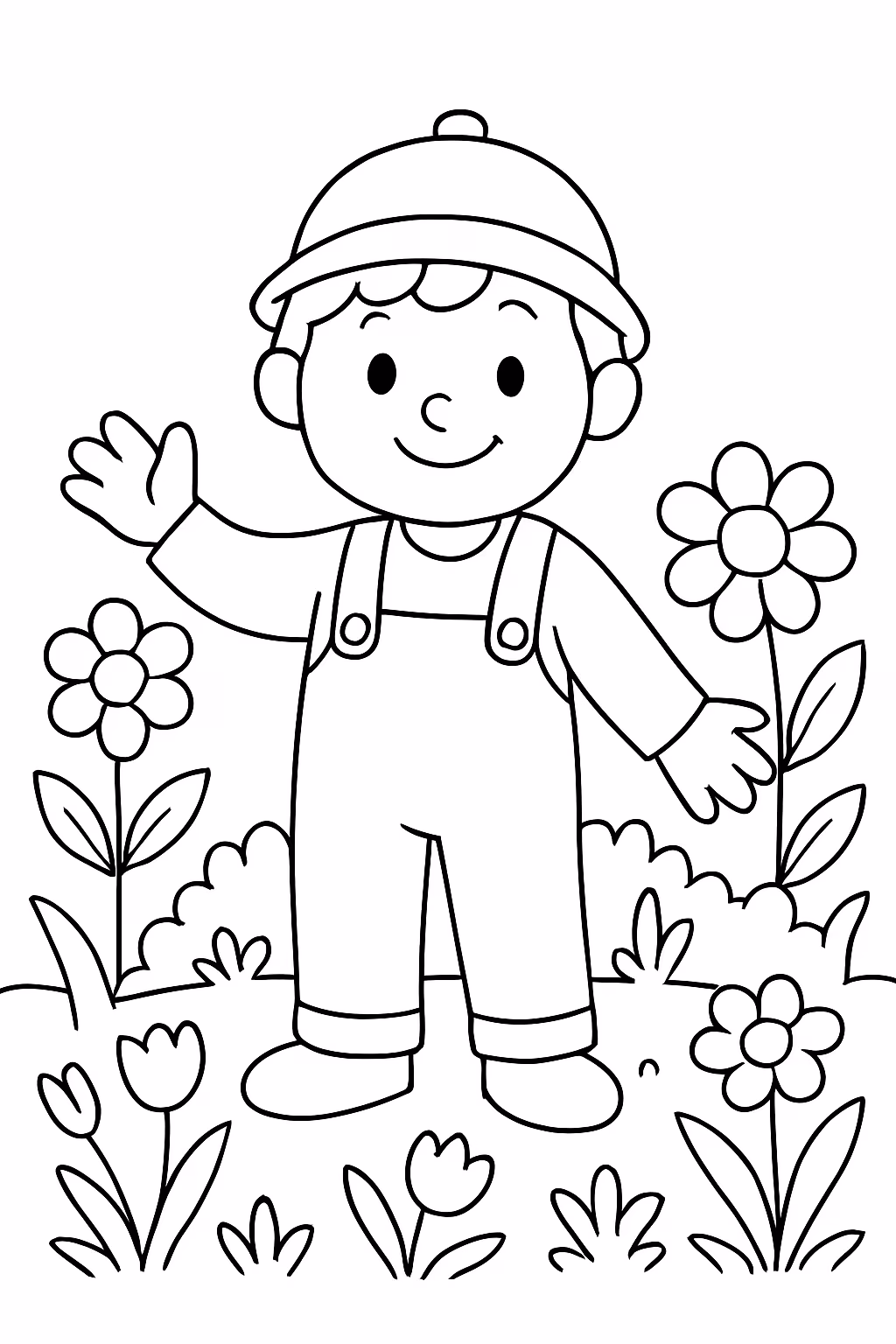 Exemplo de desenho de Beija-flor para colorir