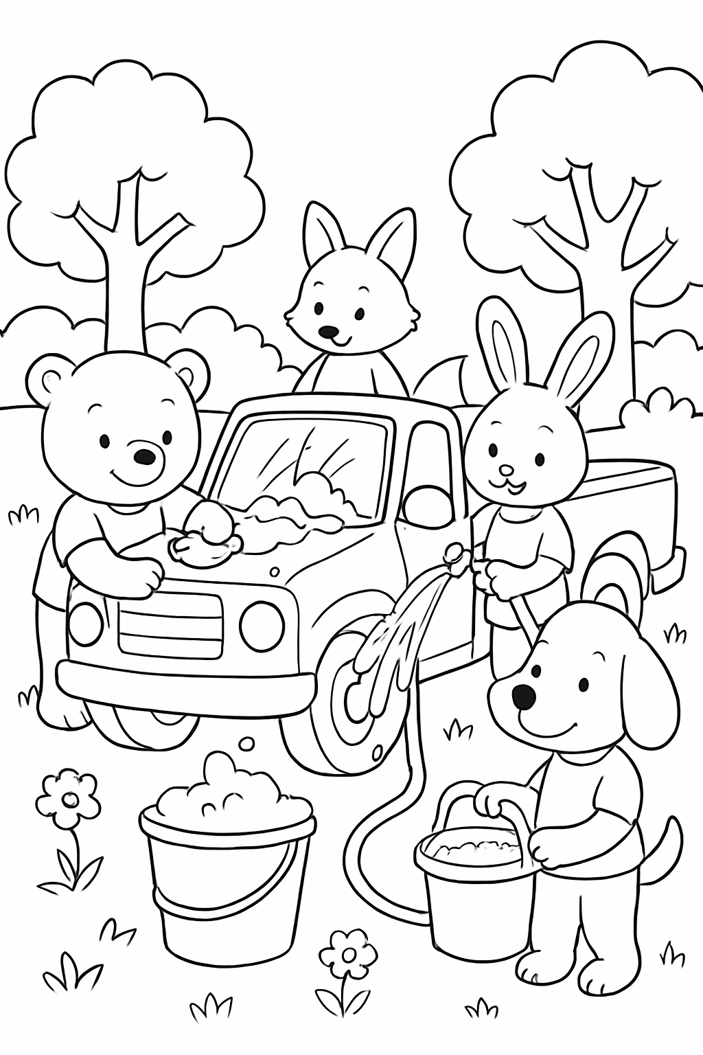 Exemplo de desenho de Bobbie Goods para colorir